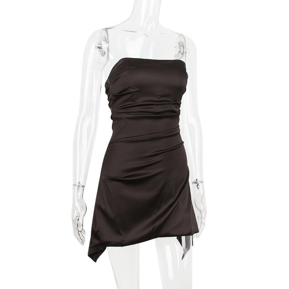 Cassio Mini Dress Brown