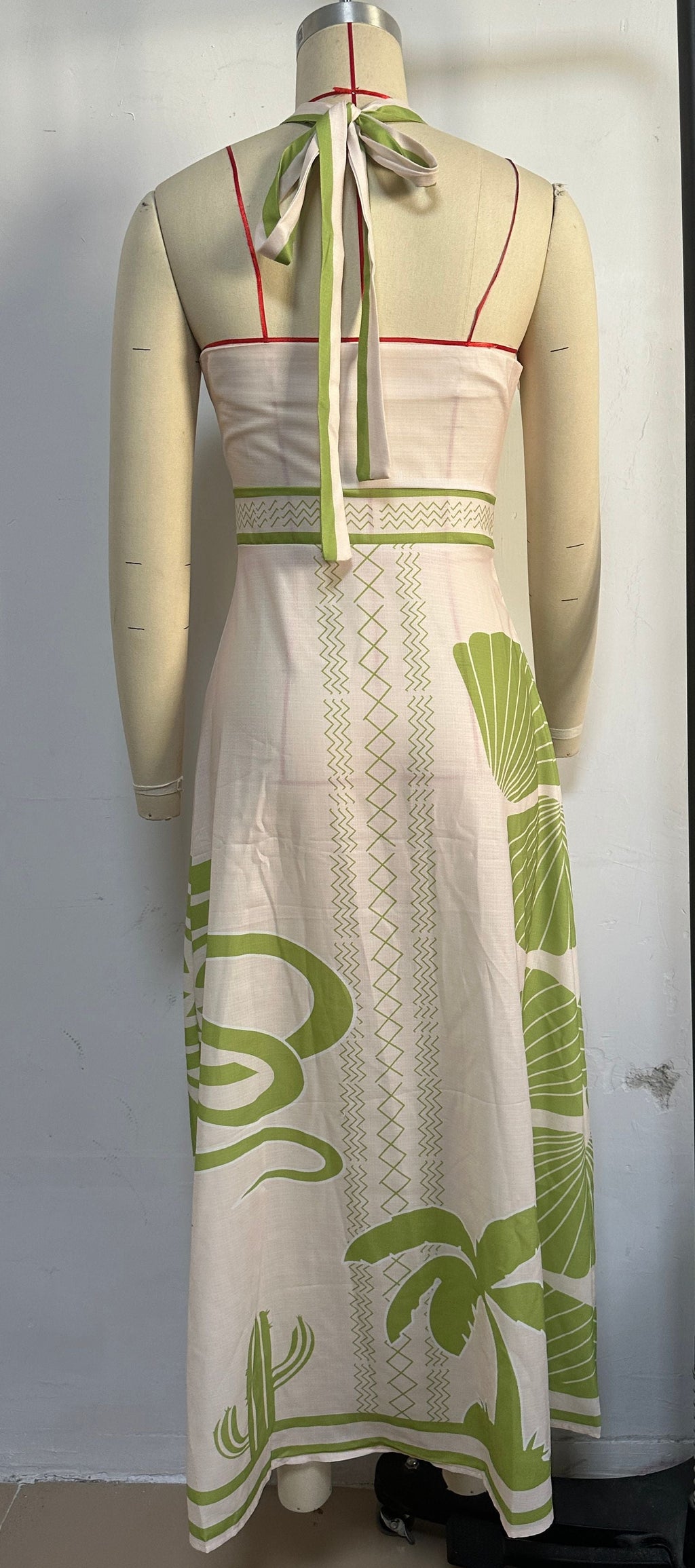 Dixon Halter Dress Green