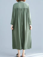 She's All Tiki Midi Shirt Dress