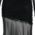 Soprano One Shoulder Dress Black
