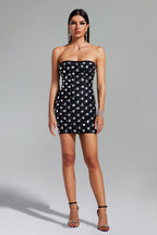 Diamante Bandage Mini Tube Dress