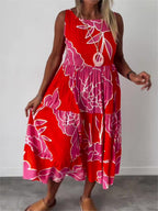 Piper Luxe Dress with Floral Print Boutique Collection