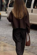 Fashion Women's Wear Button Woolen Coat