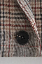 Plaid Short Casual Blazer