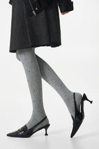 Versatile Moisture Wicking Polka Dot Tights