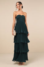 Valeria Boutique Strapless Maxi Dress Evening Wear Edit