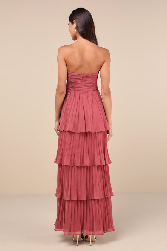 Valeria Boutique Strapless Maxi Dress Evening Wear Edit
