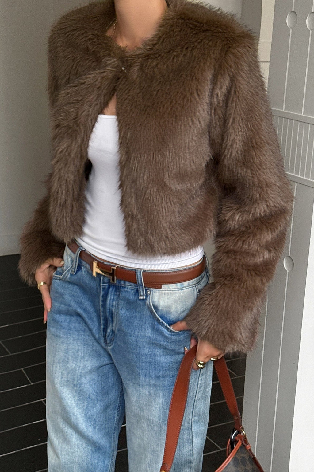 Solid Color Casual Oversized Coat