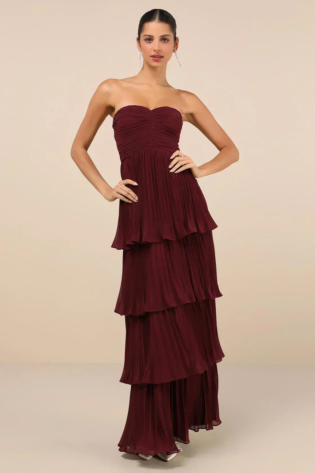 Valeria Boutique Strapless Maxi Dress Evening Wear Edit