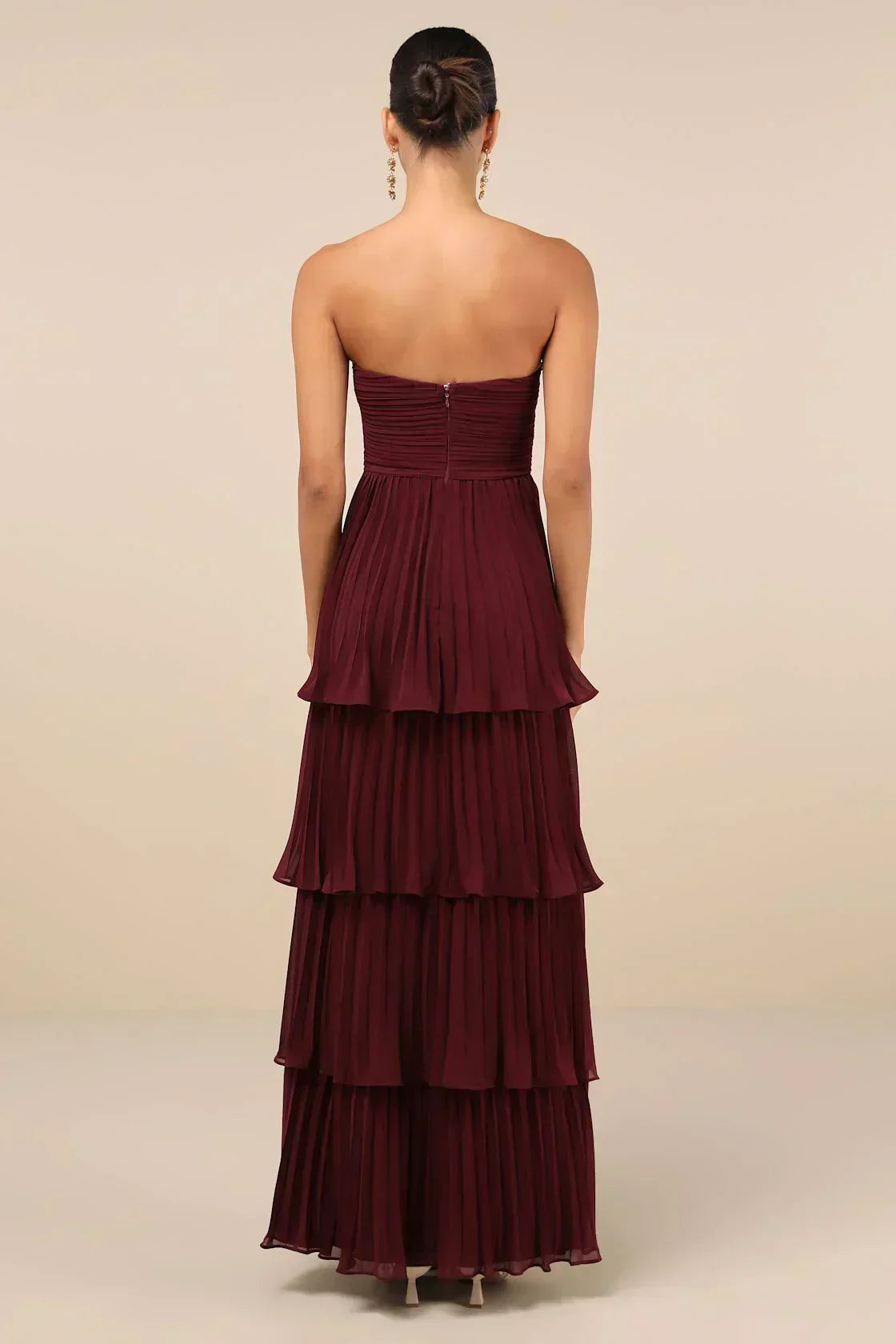 Valeria Boutique Strapless Maxi Dress Evening Wear Edit