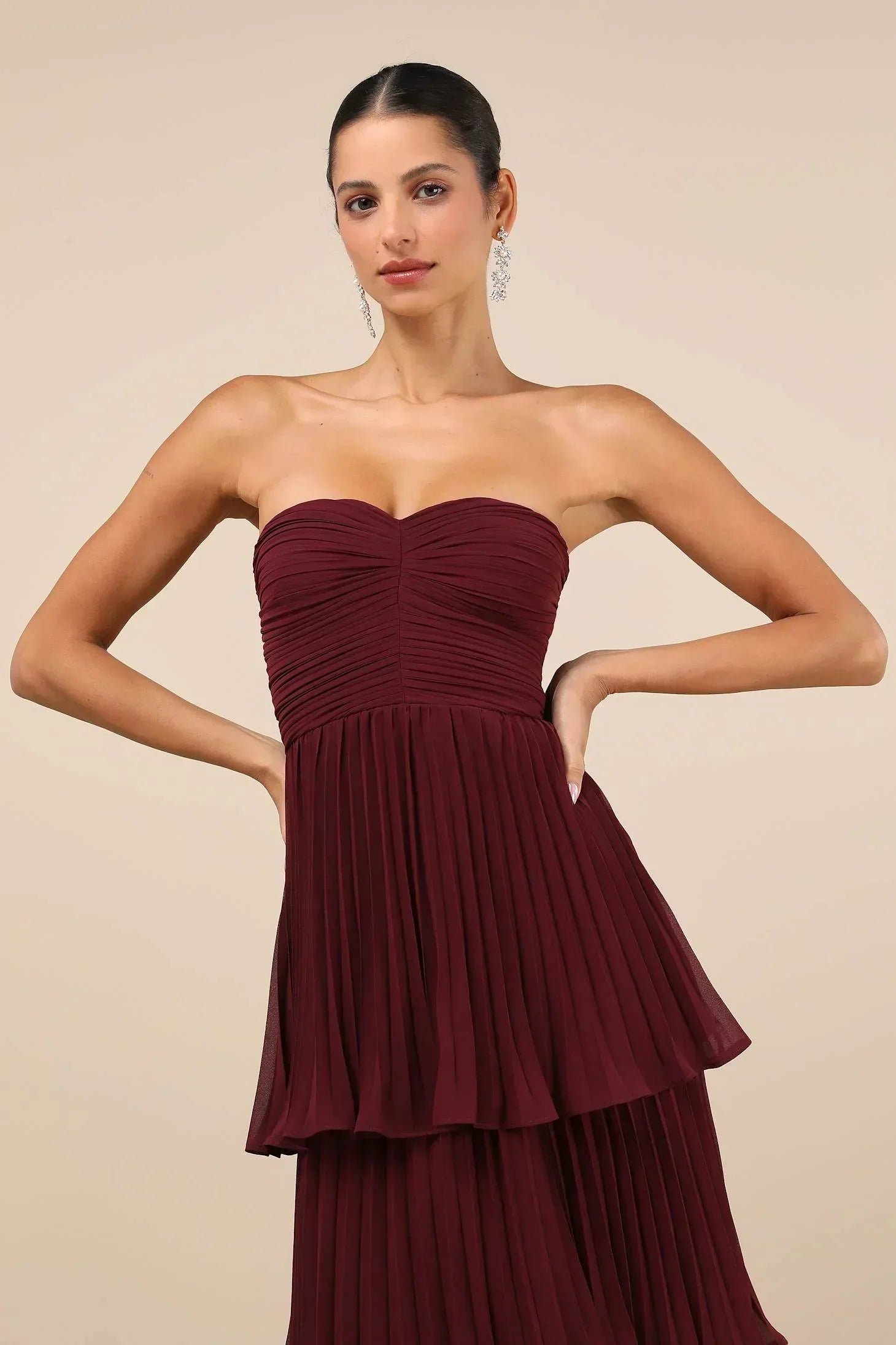 Valeria Boutique Strapless Maxi Dress Evening Wear Edit