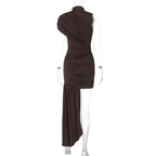 Gema Mini Dress Brown