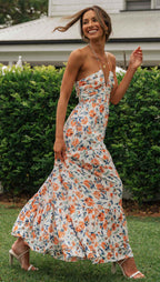 River Maxi Dress Orange