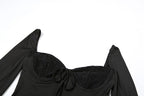 Praush Bodycon Dress Black