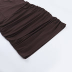 Castro Mini Dress Brown