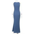 Parson Maxi Dress Blue
