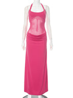 Elizabeth Maxi Dress Rose Red
