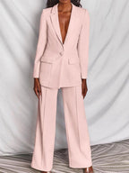Rosalía Chic Blazer and Trousers Set for Women's Business Dress Elevated Occasion Wear