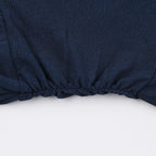 Cosmic Elegance V Neck Dress Blue