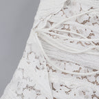Reverie Off Shoulder Dress White