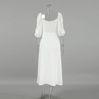 Fae Off Shoulder Dress White