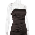 Cassio Mini Dress Brown