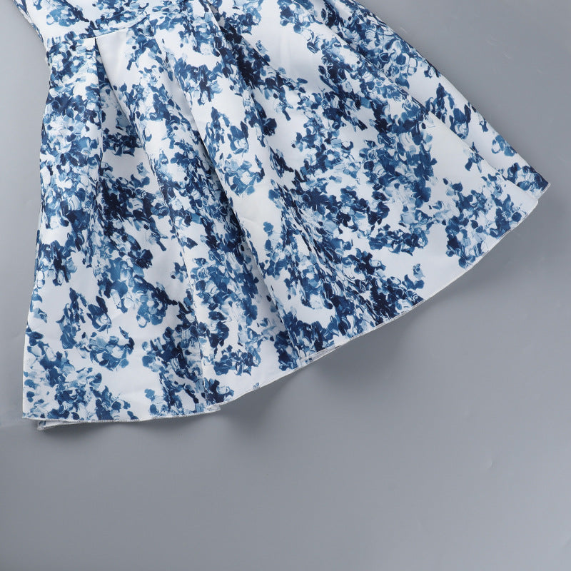 Sicily Mini Dress Blue