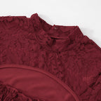 Ingram Mini Dress Maroon