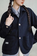 Polar Fleece Lapel Winter Jacket