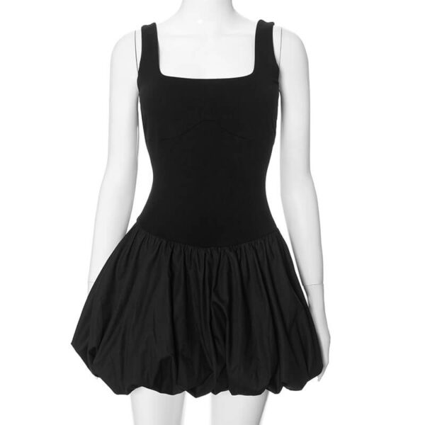 Drama in Town Mini Dress Black