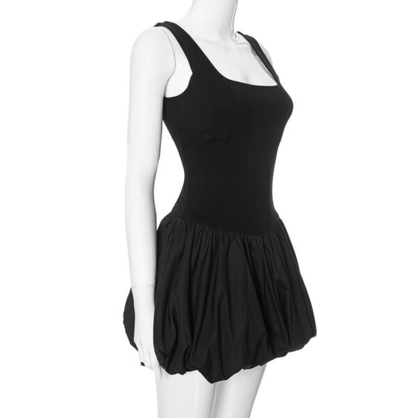 Drama in Town Mini Dress Black