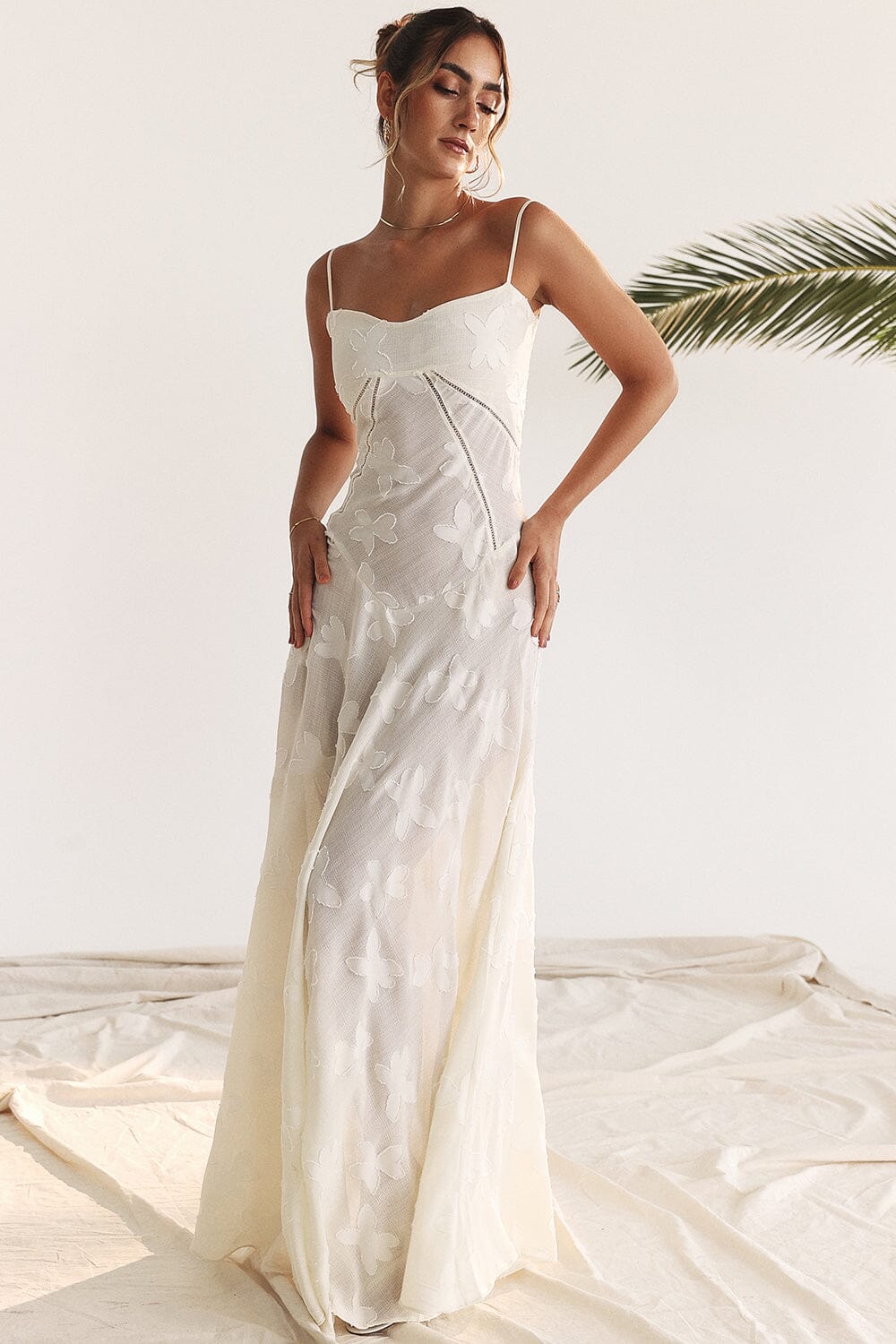 Catalina Effortless Dress Women's Open Back Maxi Boutique Collection