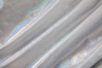 Slant Shoulder Asymmetrical Design Pleated Slim Fit Hip Silver Dress