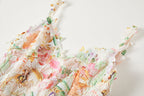 Flower Hollow Embroidered Slip Dress Lace Dress