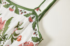 Positioning Print Slim Fit Sling Dress