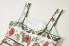 Positioning Print Slim Fit Sling Dress