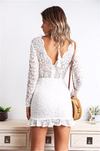 Million Times Yes Embroidered Sequin Dress