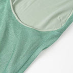 Vacation Dress High Grade Seaside Green Suspenders Slimming Dress