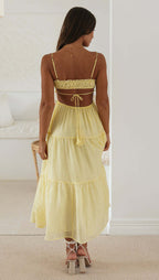 Saz Maxi Dress Yellow