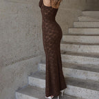 Harris Maxi Dress Brown
