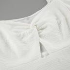 Fae Off Shoulder Dress White
