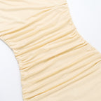 Zuma Assymetrical Dress Yellow