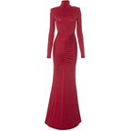 Red Rose Maxi Dress Red