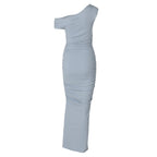 Mystical Off Shoulder Dress Grey