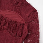 Ingram Mini Dress Maroon