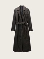 Kylee Maillard Retro Faux Leather Coat