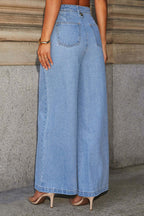 Carefree Style Denim Vest Set- 2 Colors