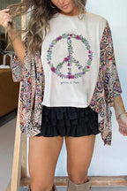 Cool Instincts Boho Printed T-Shirt - 8 Colors