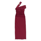 Horres Midi Dress Maroon