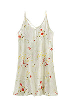 Emilia Boutique Printed Camisole Dress with Crossed Straps At the Back Chic Silhouette Collection